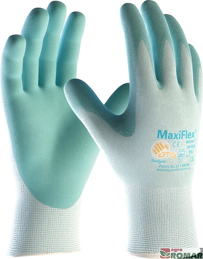 Rękawice MaxiFlex Active 8 błękitne ATG
