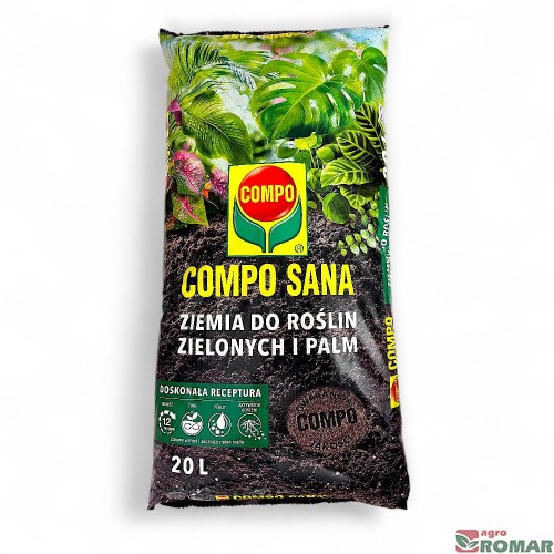 Compo Sana Ziemia do roślin zielonych 20 l