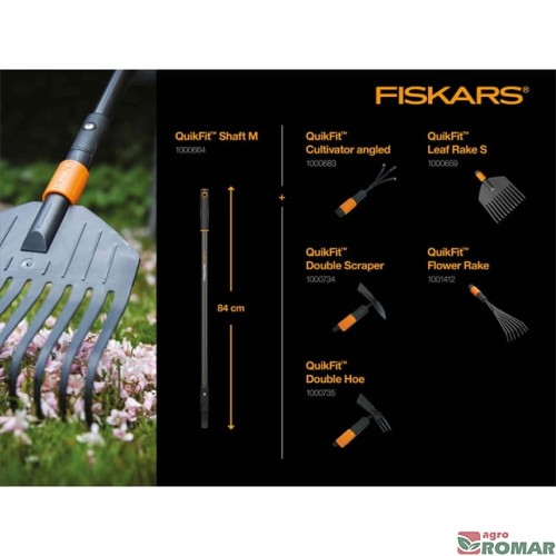Trzonek średni (M) 84 cm QuikFit Fiskars dopasowanie