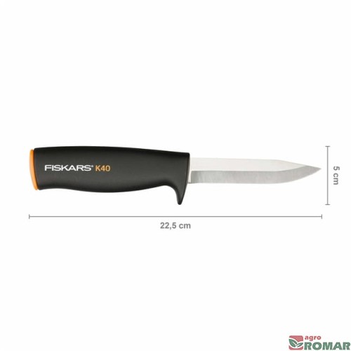 Nóż uniwersalny K40 Fiskars wymiary