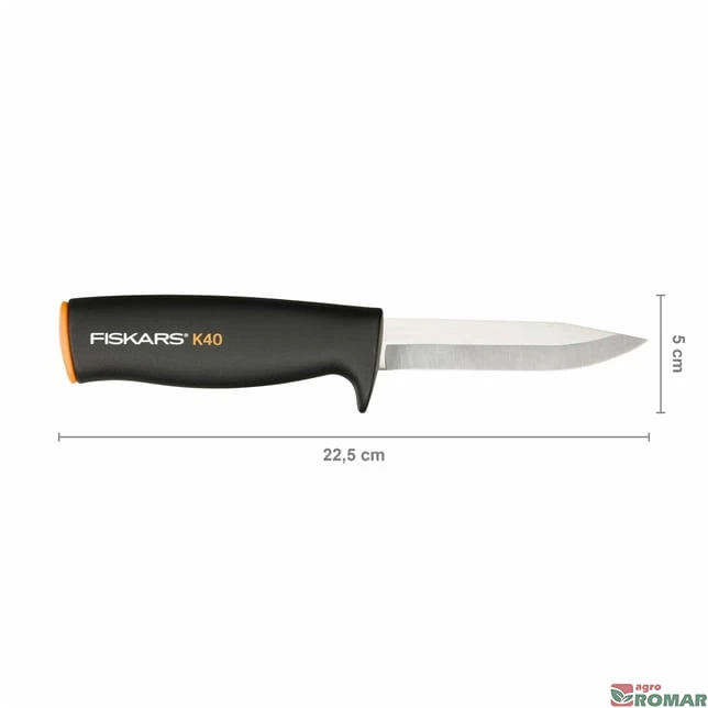 Nóż uniwersalny K40 Fiskars wymiary
