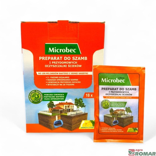 Preparat do szamb i przydomowych oczyszczalni Microbec