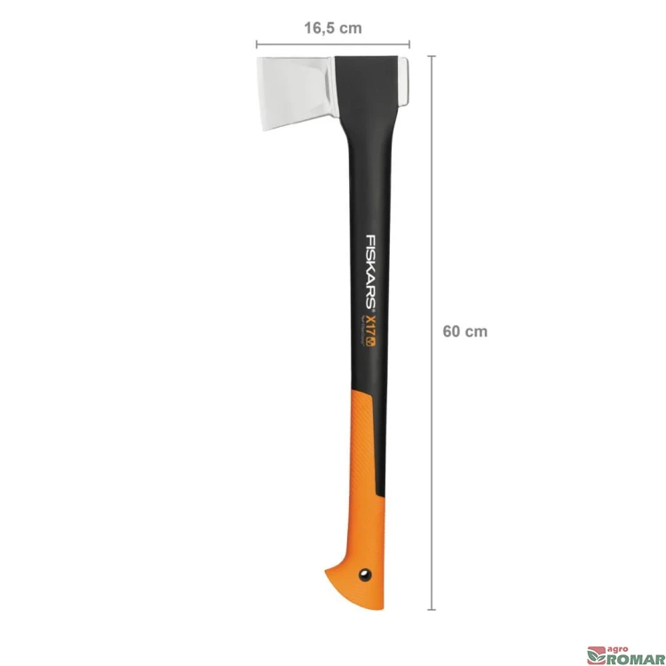 Siekiera rozłupująca X17 M Fiskars wymiary
