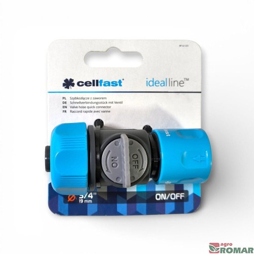 Szybkozłączka z zaworem 3/4" Ideal line Cellfast-52-331