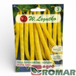 Fasola szparagowa karłowa żółta Złota Saxa 40g, W. Legutko