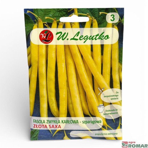 Nasiona fasoli karłowej żółtej Złota Saxa 40 g W. Legutko