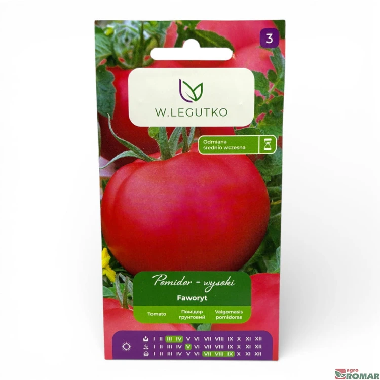 Nasiona pomidora gruntowego Faworyt 0,75 g, W. Legutko