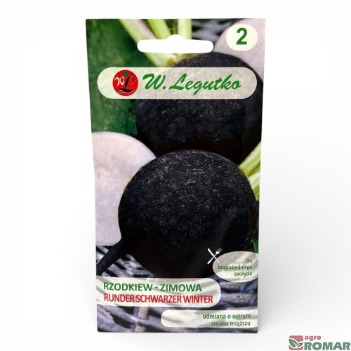 Rzodkiew zimowa Runder Schwarzer Winter 6g, W. Legutko