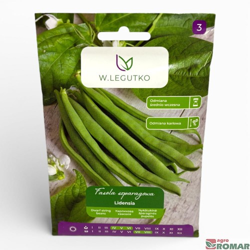 Nasiona fasoli karłowej szparagowej Lidensia 40 g W. Legutko