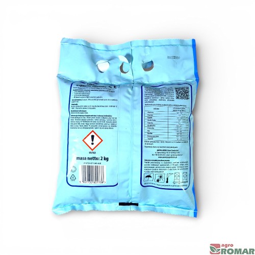 Saletra wapniowo amonowa Ogród-Start 2 kg etykieta