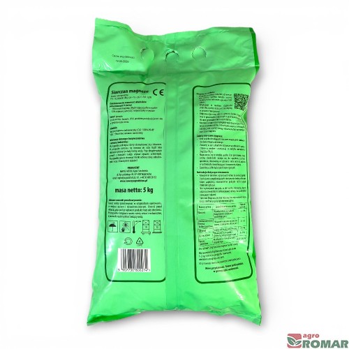 Siarczan magnezu Ogród-Start 5 kg etykieta