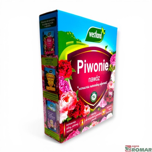 Nawóz do piwonii Westland 1 kg bok