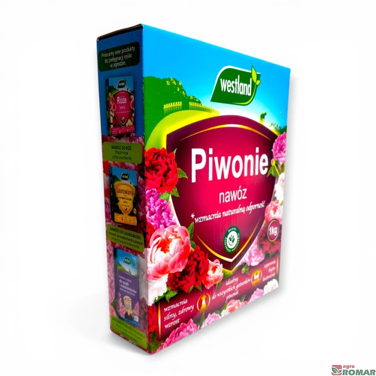 Nawóz do piwonii Westland 1 kg bok