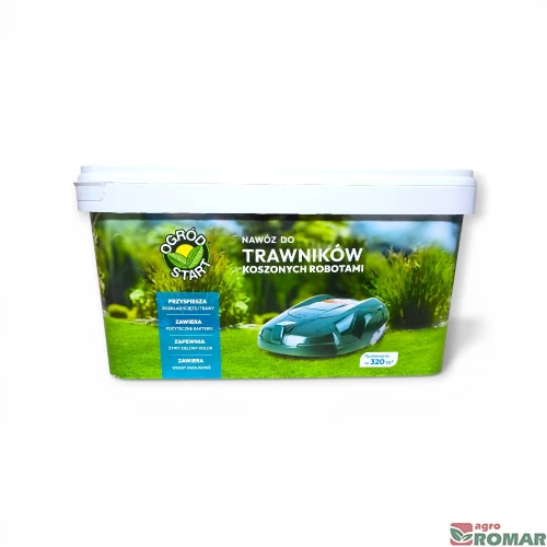 Nawóz do trawników koszonych robotami Ogród Start8 kg