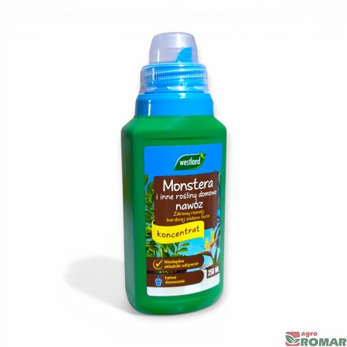 Nawóz płynny do monstery i innych roślin domowych Westland 250 ml bok