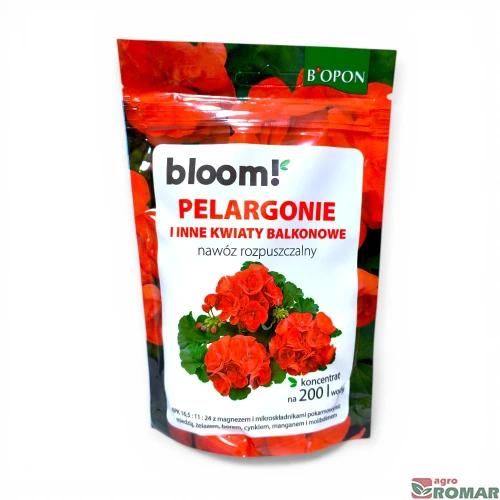 Nawóz rozpuszczalny do pelargonii i innych kwiatów balkonowych Biopon 200 g.jpg