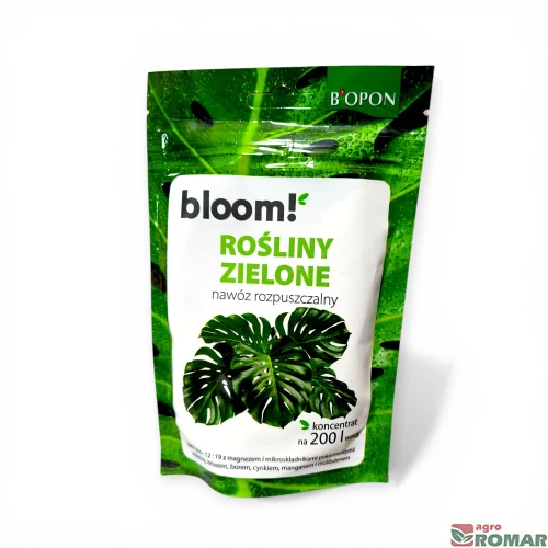 Nawóz rozpuszczalny do roślin zielonych Bloom Biopon 200 g