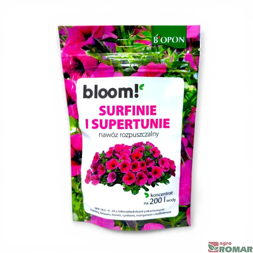 Nawóz rozpuszczalny do surfinii i supertunii Bloom Biopon 200 g