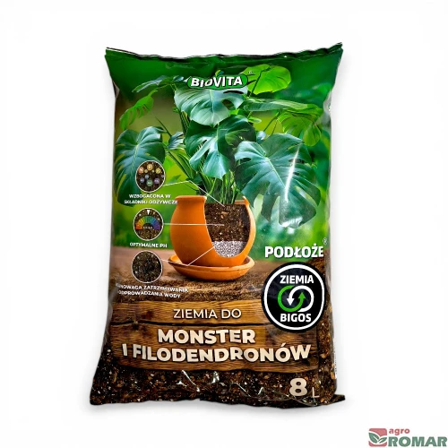 Ziemia do monster i filodendronów Biovita 8 l
