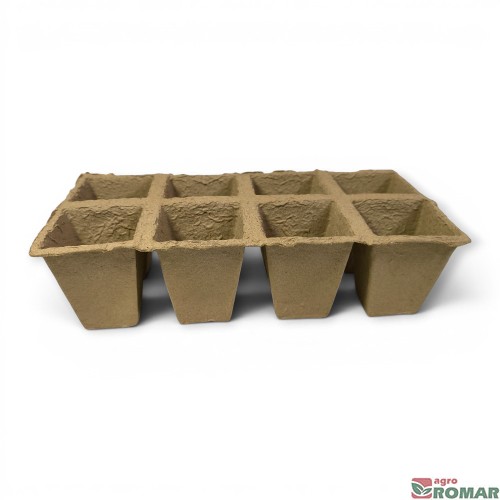 Doniczki torfowe 6 cm 8-otw. 3 szt. paletka