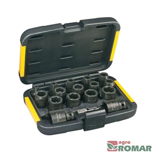 Zestaw 17-sztuk nasadek udarowych 1/2" DeWalt