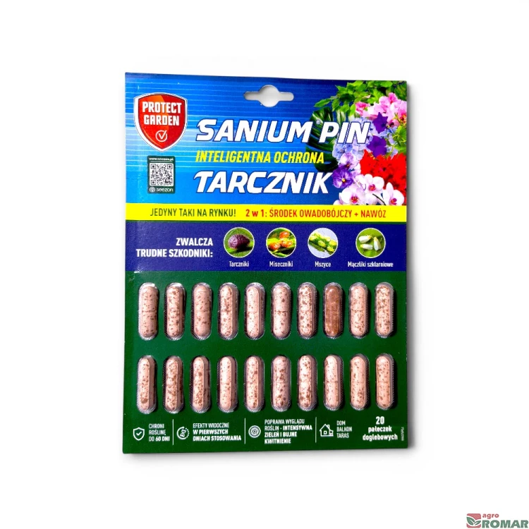 Pałeczki Sanium Pin (2 w 1 środek owadobójczy + nawóz) Protect Garden