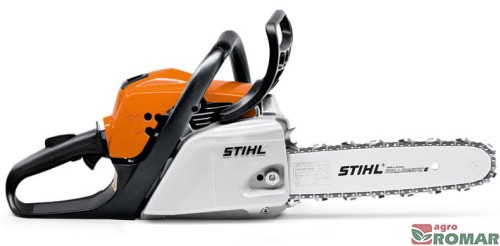 Lekka pilarka spalinowa STIHL MS 211 o mocy 2,3 KM.