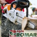 Przycinanie kłody drewna pilarką akumulatorową STIHL MSA 160 C-B