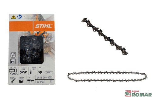 Łańcuch do pilarki Husqvarna, Partner, NAC 3/8"P 1,3mm PM3 52DL STIHL