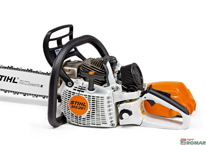 Silnik pilarki STIHL MS 261 bez M-Tronic, widoczny gaźnik, cylinder i filtr powietrza typu HD2