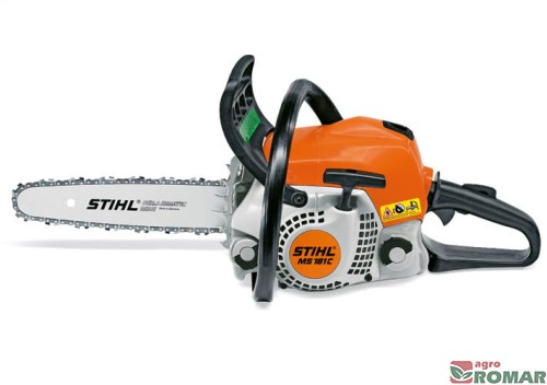 Kompaktowa, lekka pilarka spalinowa STIHL MS 181 C-BE wyposażona w ułatwiony rozruch silnika oraz błyskawiczny napinacz piły łańcuchowej.