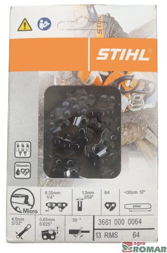 Łańcuch do rzeźbienia STIHL RMS 1/4" 1,3mm 64DL Carving