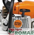 Linia nacinania drewna na pilarce STIHL MS 362.