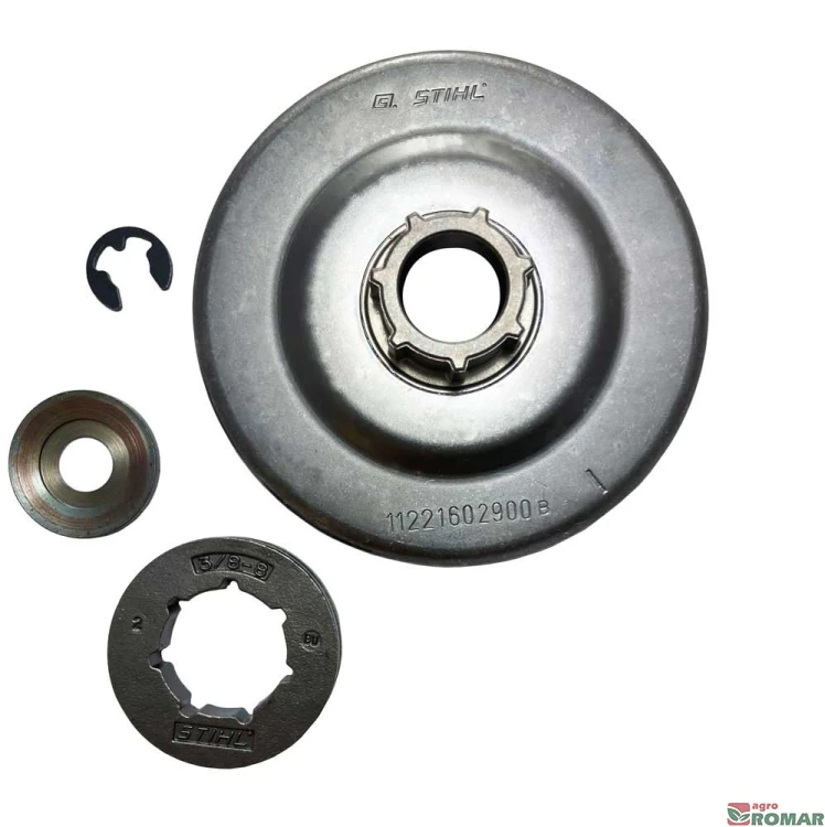 Bęben sprzęgła z kółkiem pływającym STIHL 3/8" 8 zębów 064 066 MS650 MS660 MS661