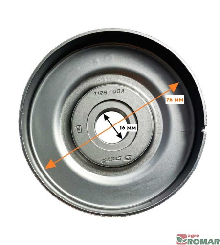 Bęben sprzęgła z kółkiem pływającym STIHL 3/8" 7 zębów MS461 MS500i