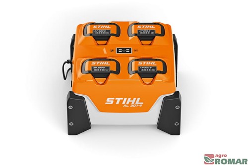 Multiładowarka STIHL AL301-4 cztery akumulatory w jednym cyklu