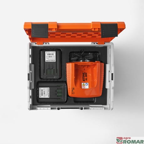 STIHL Aku Box S organizer na akumulatory i ładowarkę