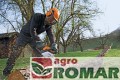 Praca pilarką spalinową STIHL MS 211 o mocy 2,3 KM.