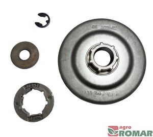 Bęben sprzęgła z kółkiem pływającym 3/8" 7z STIHL MS361 MS362 MS440 MS460 MS462