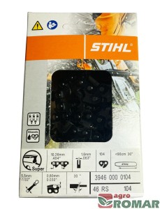 Łańcuch STIHL RS .404" 1,6mm 104DL MS881 prowadnica Duromatic 90cm