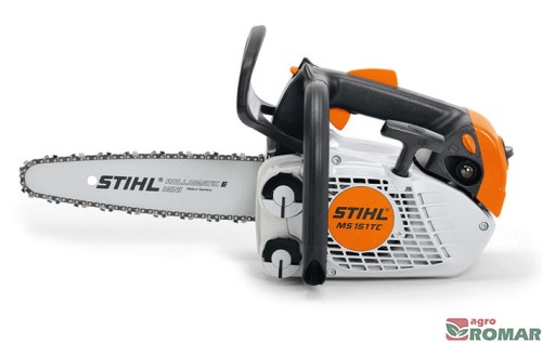 Specjalistyczna pilarka spalinowa STIHL MS 151 TC-E z górnym uchwytem.