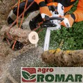 Specjalistyczna pilarka spalinowa STIHL MS 201 TC-M z górnym uchwytem oraz inteligentnym systemem zarządzania silnikiem M-Tronic.