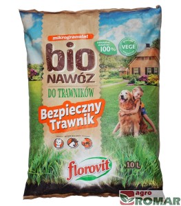 BIOnawóz Bezpieczny trawnik 10L Florovit (mikrogranulat)