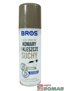 Suchy spray na komary i kleszcze 90ml Bros