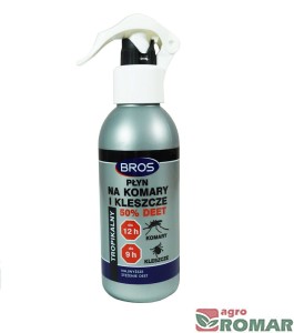 Spray przeciwko komarom i kleszczom 130ml 50% DEET Bros