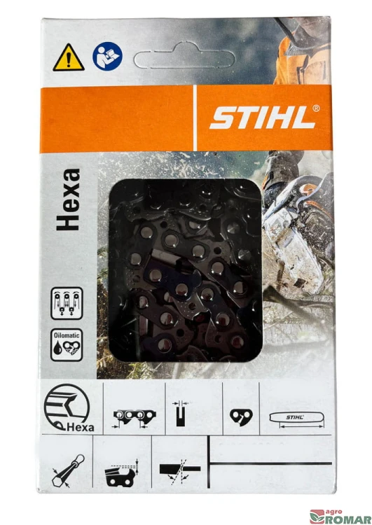 Łańcuch tnący STIHL HEXA 3/8" 1,6mm 66DL z rolki MS362 MS400 MS460 MS461 MS462