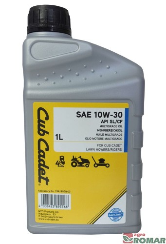 Olej silnikowy do kosiarki Cub Cadet 10W30