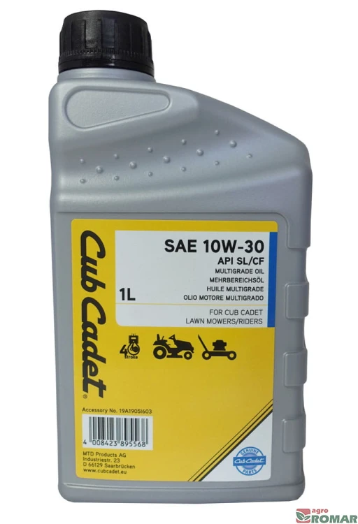Olej silnikowy do kosiarki Cub Cadet 10W30