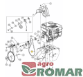 Pasek napędu jazdy odśnieżarki Cub Cadet pasek jazdy zamiatarki Optima PS700 MTD