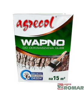 Wapno do bielenia drzew i odkwaszania gleb 1,2kg Agrecol